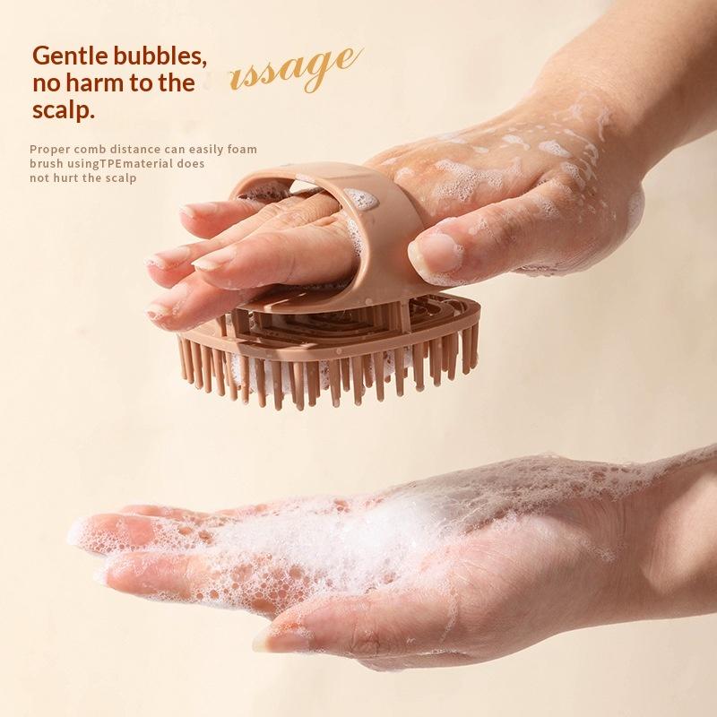 Scalp Massage Shampoo Brush 1P - Hair Care Dandruff 评论和价格