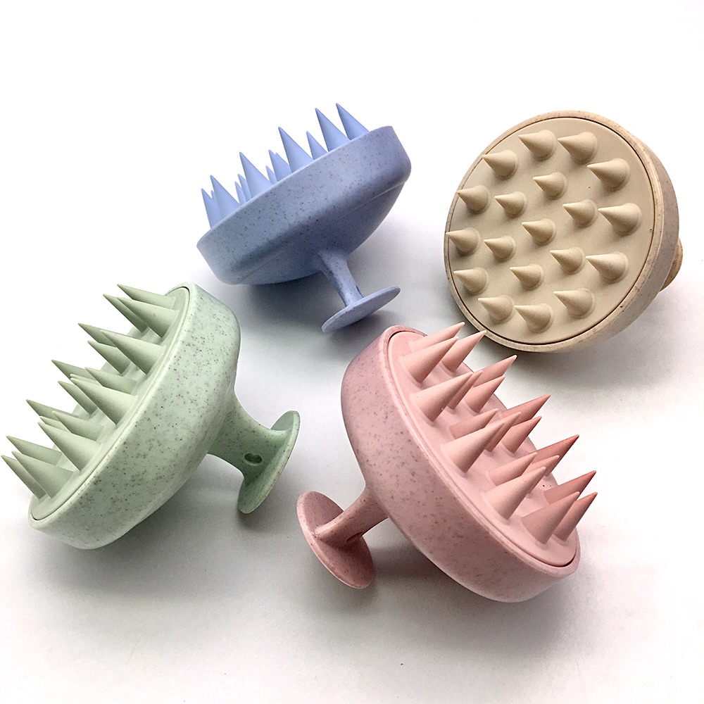 Wheat Straw Silicone Head Wash - Hair Care Dandruff 评论和价格